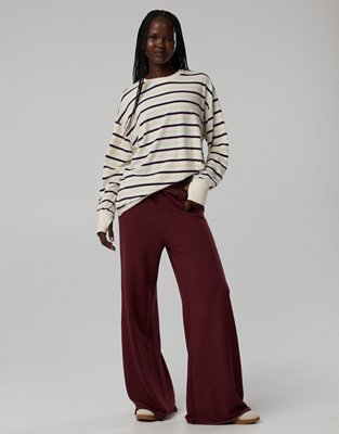 OFFLINE By Aerie OTT Pant Super Wide Leg de Fleece
