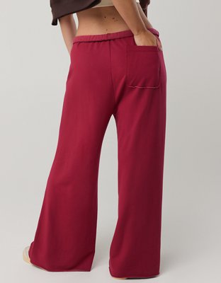 OFFLINE By Aerie OTT Fleece Super Wide Leg Pant