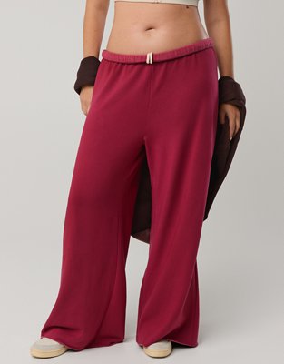 OFFLINE By Aerie OTT Fleece Super Wide Leg Pant