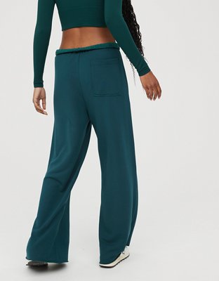 Женские брюки Aerie OFFLINE By Aerie OTT Fleece Super Wide Leg Pant — фото 2