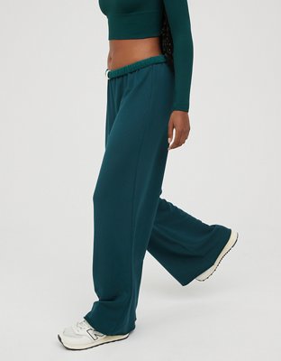 Женские брюки Aerie OFFLINE By Aerie OTT Fleece Super Wide Leg Pant — фото 5