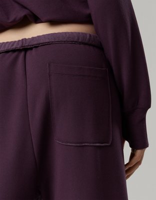 OFFLINE By Aerie OTT Fleece Super Wide Leg Pant