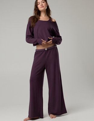 Pantalon en molleton à jambe très large OTT OFFLINE d’Aerie
