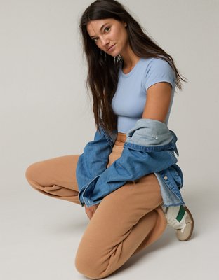 OFFLINE By Aerie Jogger de Fleece Cloud