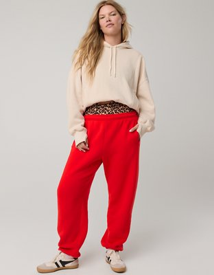 OFFLINE By Aerie Jogger de Fleece Cloud