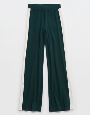 OFFLINE By Aerie Thumbs Up Heavyweight Ribbed Wide Leg Pant