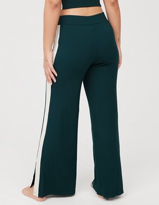 OFFLINE By Aerie Thumbs Up Heavyweight Ribbed Wide Leg Pant