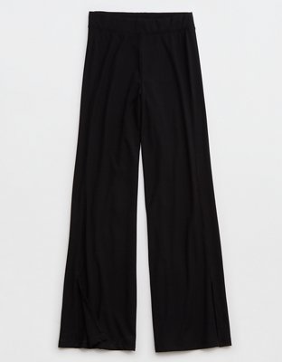 OFFLINE By Aerie Thumbs Up Heavyweight Ribbed Wide Leg Pant