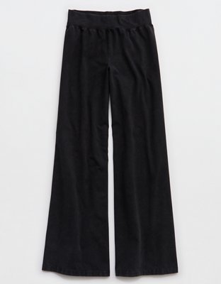 OFFLINE By Aerie Velour Rib Super Wide Leg Pant | OFFLINE