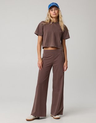 OFFLINE By Aerie OG Cotton Super Wide Leg Pant