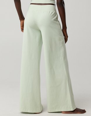 OFFLINE By Aerie OG Super Wide Leg Pants de Algodón