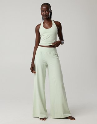 OFFLINE By Aerie OG Super Wide Leg Pants de Algodón