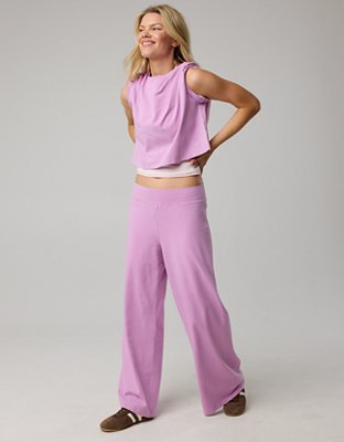OFFLINE By Aerie OG Cotton Super Wide Leg Pant
