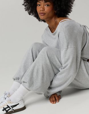 OFFLINE By Aerie Keep It 100 Jogger de Felpa