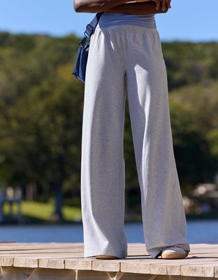 OFFLINE By Aerie OG Cotton Super Wide Leg Pant