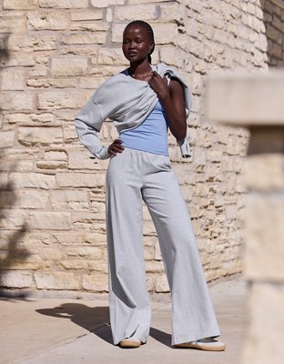 OFFLINE By Aerie OG Cotton Super Wide Leg Pant