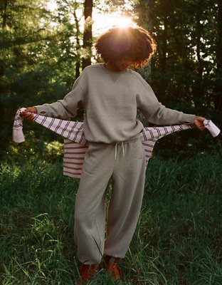 OFFLINE By Aerie Cloud Fleece Baggy Jogger