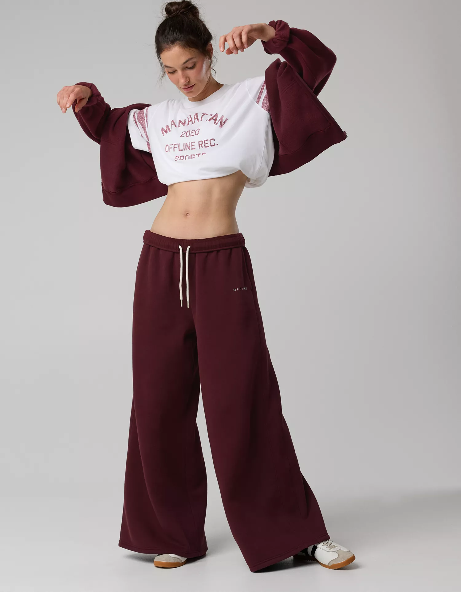 OFFLINE By Aerie Cloud Fleece Baggy Trouser