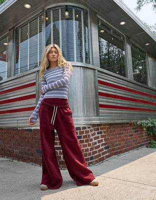 OFFLINE By Aerie Cloud Fleece Baggy Trouser