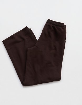 OFFLINE By Aerie Cloud Fleece Aqua Nylon Trouser