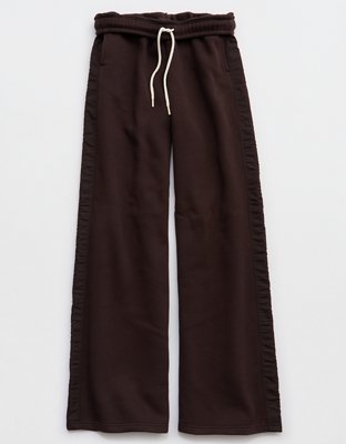 OFFLINE By Aerie Cloud Fleece Aqua Nylon Trouser