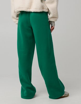 OFFLINE By Aerie Cloud Fleece Aqua Nylon Trouser