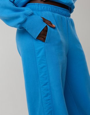 OFFLINE By Aerie Cloud Fleece Nylon Track Trouser