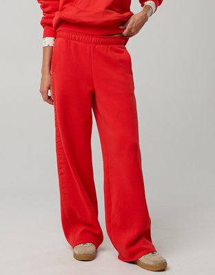 OFFLINE By Aerie Cloud Fleece Nylon Track Trouser