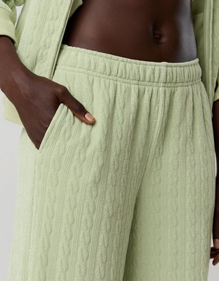 OFFLINE By Aerie Cable Lounge Trouser