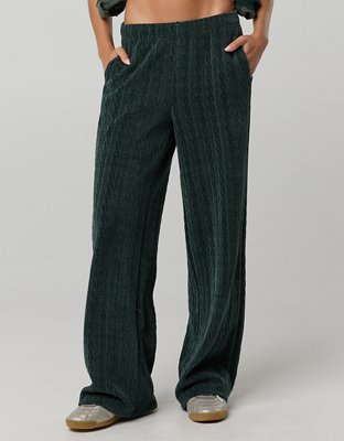 OFFLINE By Aerie Lounge Trouser en Punto Trenzado
