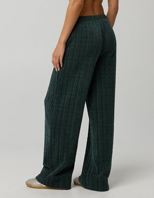 OFFLINE By Aerie Lounge Trouser en Punto Trenzado