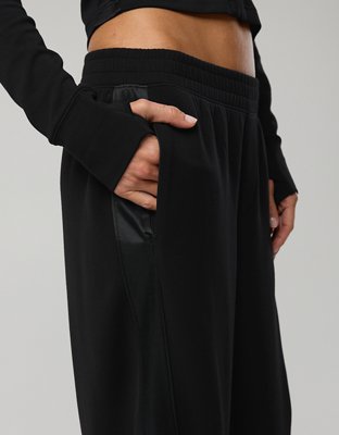 OFFLINE By Aerie Chill Up Satin Track Trouser