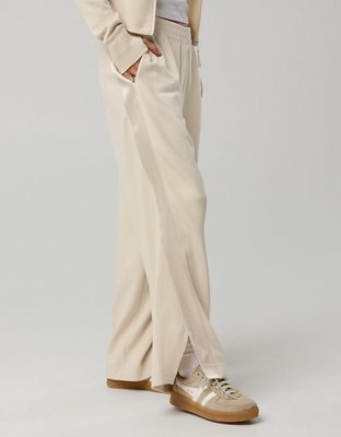 OFFLINE By Aerie Chill Up Satin Track Trouser