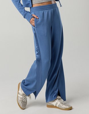 OFFLINE By Aerie Chill Up Satin Track Trouser