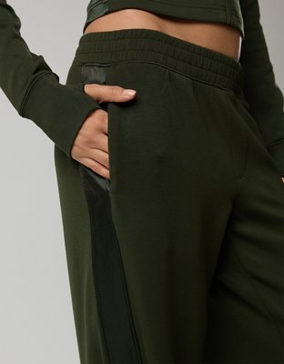 OFFLINE By Aerie Chill Up Satin Track Trouser
