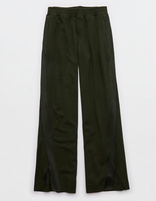 OFFLINE By Aerie ChillUp Satin Track Trouser