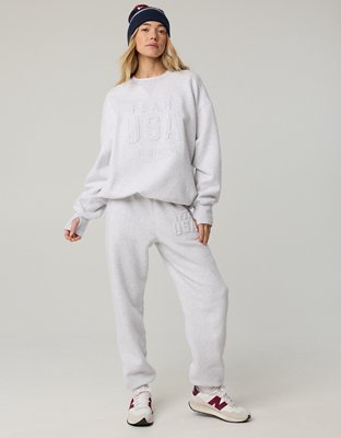OFFLINE By Aerie Team USA Collection Cloud Fleece Classic Jogger