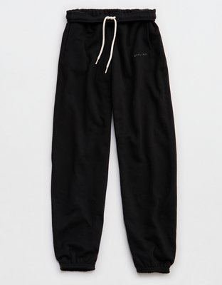OFFLINE By Aerie Cloud Fleece Classic Jogger Women's True Black S