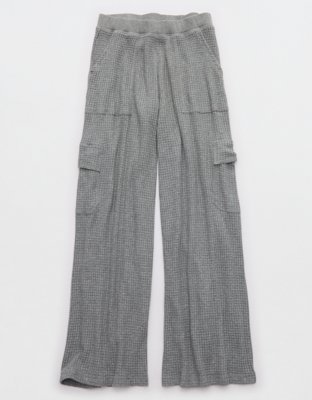 OFFLINE By Aerie Wow! Waffle Cargo Trouser
