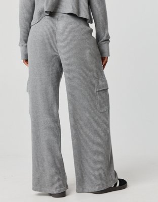 OFFLINE By Aerie Wow! Waffle Cargo Trouser