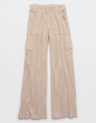 OFFLINE By Aerie Wow! Waffle Cargo Trouser