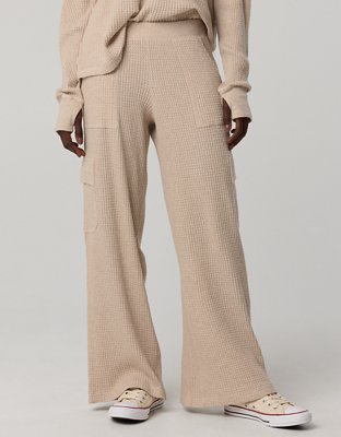 OFFLINE By Aerie Wow! Waffle Cargo Trouser