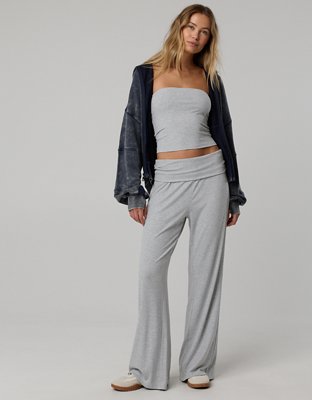 OFFLINE By Aerie Thumbs Up Heavyweight Foldover Trouser