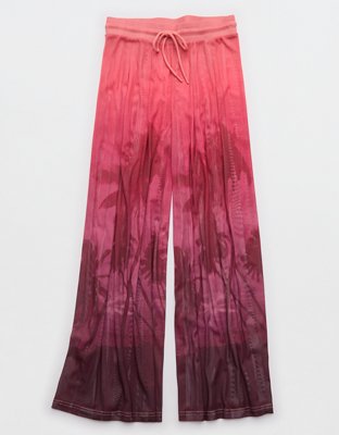 OFFLINE By Aerie Mesh Super Wide Leg Pant