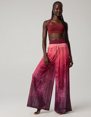 OFFLINE By Aerie Mesh Super Wide Leg Pant