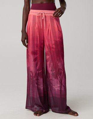 OFFLINE By Aerie Mesh Super Wide Leg Pant