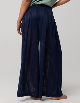 OFFLINE By Aerie Mesh Super Wide Leg Pant