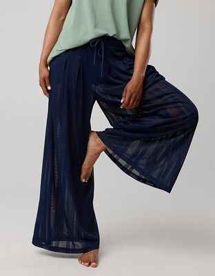 OFFLINE By Aerie Mesh Super Wide Leg Pant from American Eagle - $69.95