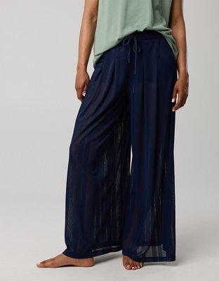 OFFLINE By Aerie Mesh Super Wide Leg Pant