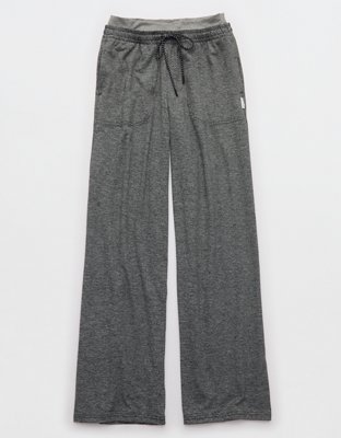 Женские брюки Offline By Aerie Weekend Away Layered Waistband, цвет: Тёмный меланжевый серый — фото 3